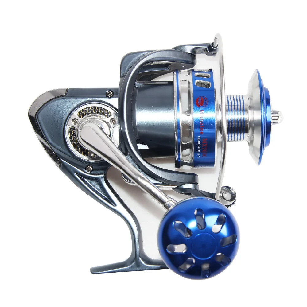 Jsm Size 4000-7000 Full Metal Spinning Fishing Reels 12+1 Ball Bearings  High Speed Saltwater Spinfisher V Spinning Reel - Fishing Reels - AliExpress