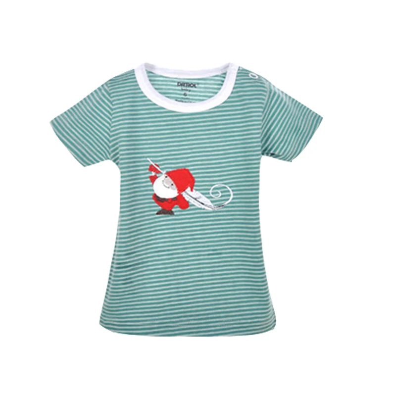 1 предмет, Детская футболка Милая хлопковая футболка с короткими рукавами и рисунком для маленьких мальчиков и девочек от 0 до 24 месяцев, cTLL0002