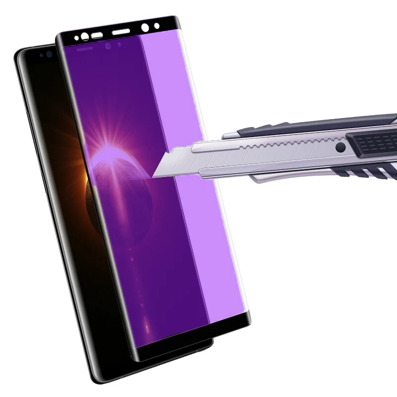 Закаленное стекло MicroData 3D для Samsung Galaxy Note 9 8 полное покрытие защита экрана с