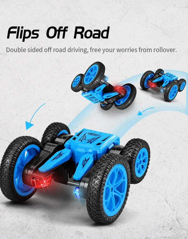 4WD RC трюковые автомобили 2,4 Ghz с дистанционным управлением Гоночная машина 360 градусов вращающийся двусторонний привод вращающийся RC автомобиль игрушки подарки