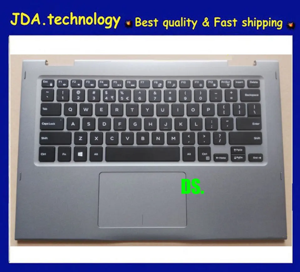 MEIARROW Новинка для Dell Inspiron 13 5368 5378 Подставка рук верхняя крышка Клавиатура США JCHV0