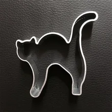 Алюминиевый сплав Хэллоуин форма кошки формочка для печенья торта формочка для печенья