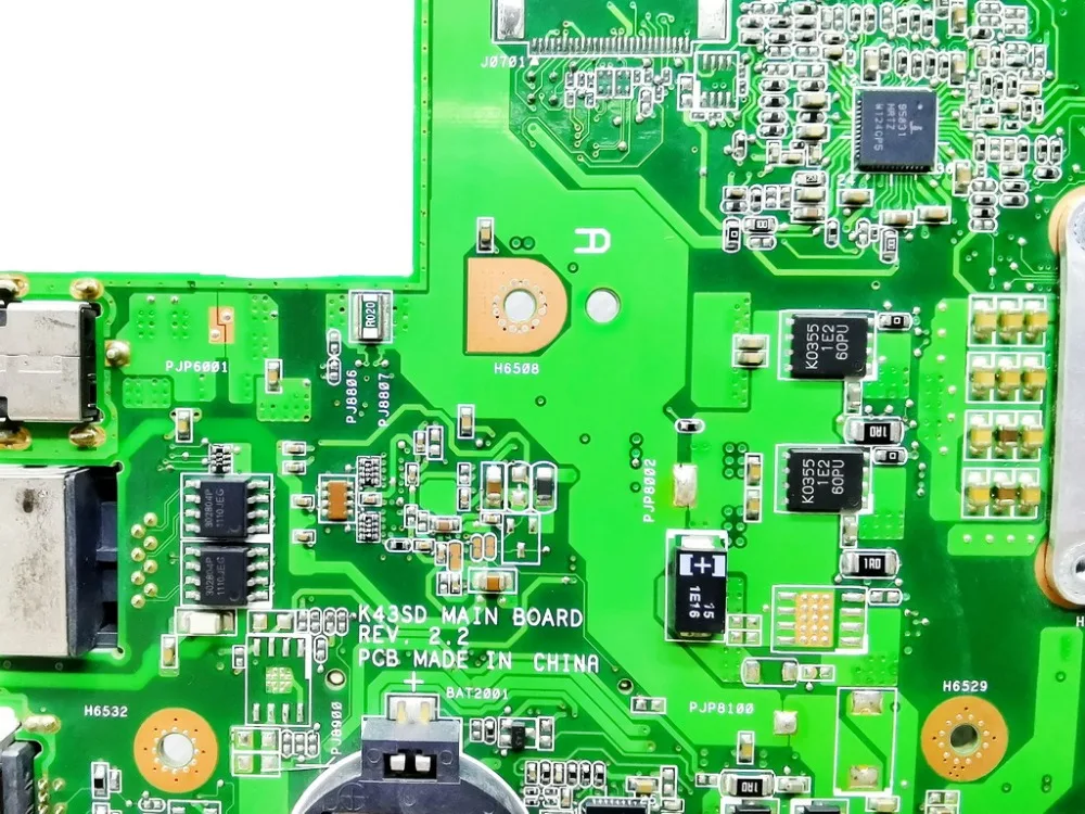 Оригинальная материнская плата для ноутбука ASUS K43E HM65 K43SD REV 2,2 протестированная хорошая