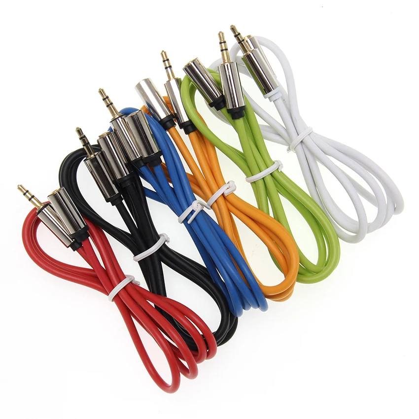 100pcs Jack 3 5mm Audio Extension Cable Male to Female TPE good qty Aux Cable Headphone extend Cables For Computer Phone