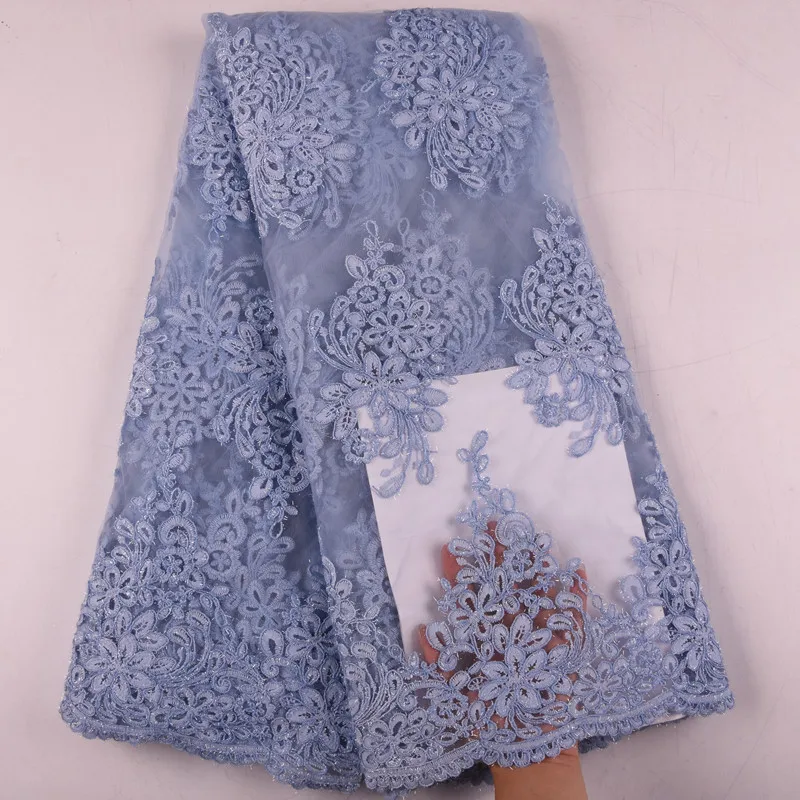 

French Nigerian Laces Fabrics High Quality Lady Dresses Laces For Wedding French Tulle Lace Fabric A1529