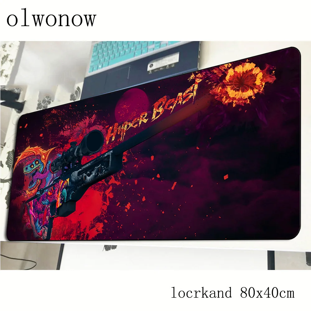 Коврик для мыши csgo 800x400x3 мм игровой коврик большой компьютерный Настольный с
