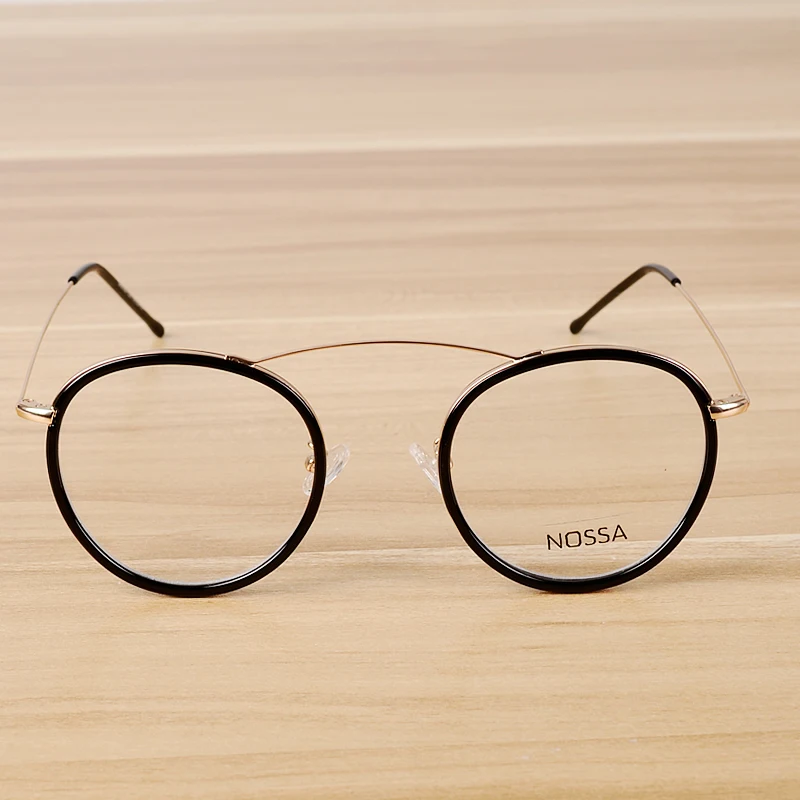 Оригинальные Модные круглые очки с прозрачными линзами, оправа для женщин и мужчин, индивидуальные крутые очки, оправа, ультралегкие женские оптические очки