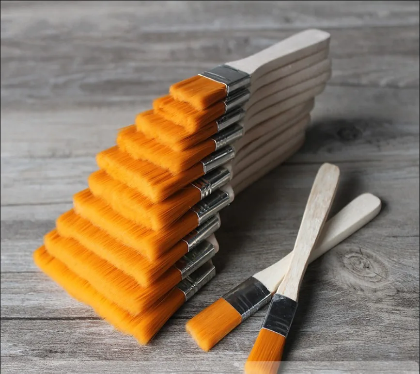 12Pcs/set Wooden Oil Painting Brush Artist Acrylic Watercolor Panit Art