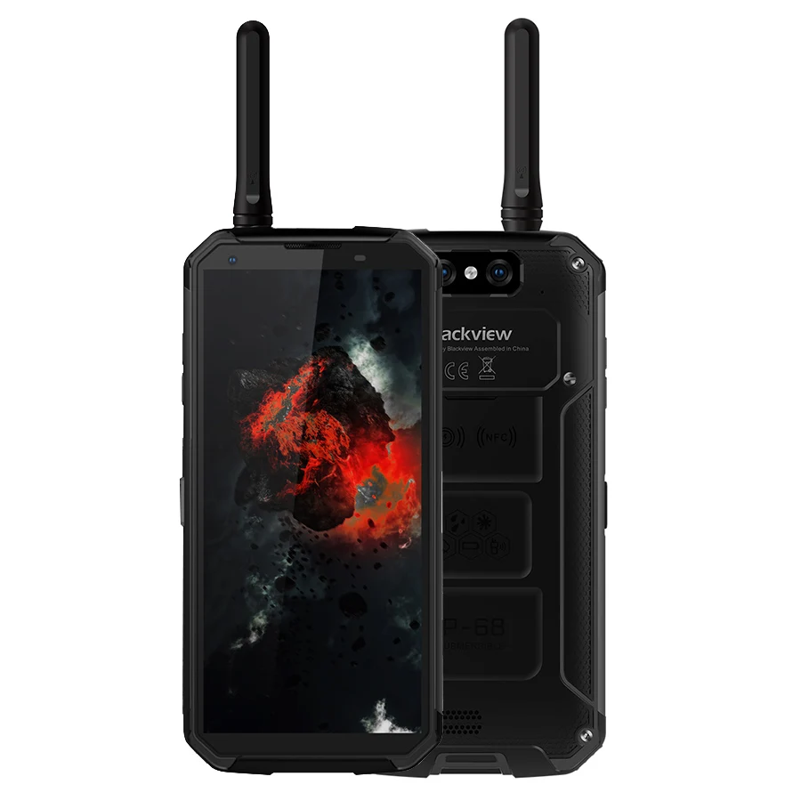 Мобильный телефон Blackview BV9500 Pro на базе Android 8 1 Восьмиядерный экран 5 7 дюйма 18:9 MTK6763T 6