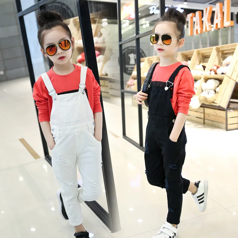 kids white overalls