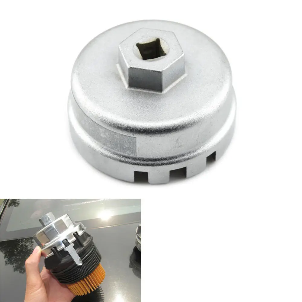 64.5mm Aluminum Oil Filter Wrench Cap Socket Remover Tool