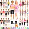 Promo Ken Shoes Doll-Accessories Barbie-Dressing Random-Toys Handmade Fashion Cloth for 34-Items/Set wGwmrzy9