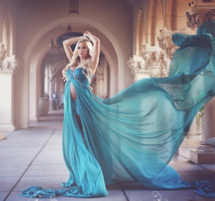 Long Maternity Dresses for Photo Shoot 