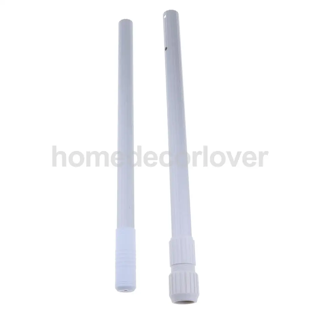 2-Stage Telescopic Pole Part for Leaf Skimmer Net Swimming Pool Spa Cleaner Cleaning Tool