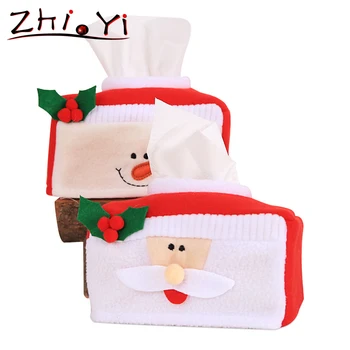 

Creative Home Hotel Table Decorative Christmas Tissue Box Cover Napkin Holder Tissue Box Accessories Supplies Gear Stuff Product