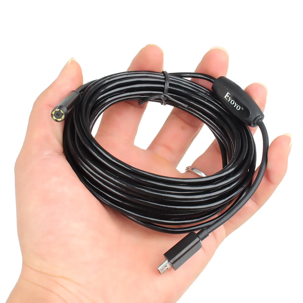 

7MM diameter hose length of 5 Mian Zhuo phone HD industrial endoscope pipeline inspection camera snake tube