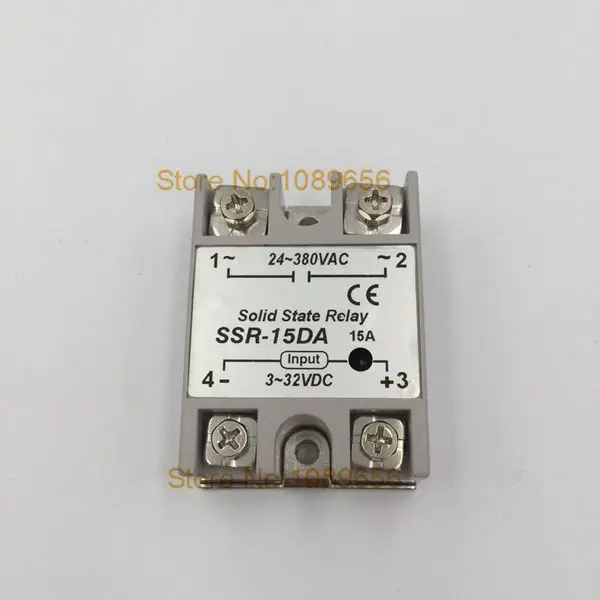 

solid state relay SSR-15DA 15A 3-32V DC TO 24-380V AC SSR 15DA relay solid state