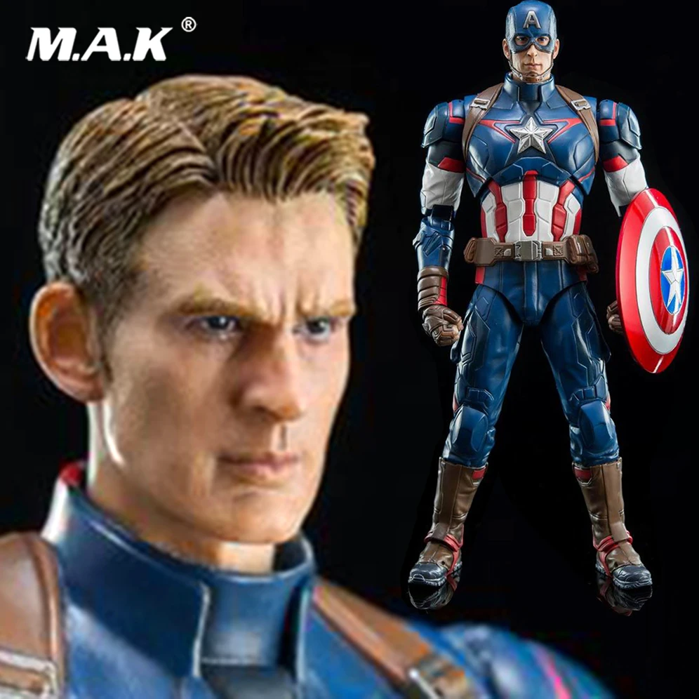 

DFS026 King Arts Collectible 1/6 Scale Avengers: Age of Ultron Captain America Steven Rogers Full Set Christmas toy gift