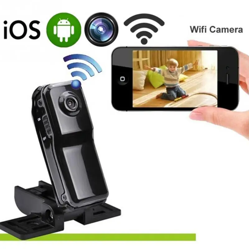 MD81 скрытая беспроводная wifi камера мини видео рекордер DVR ночное видение Q7