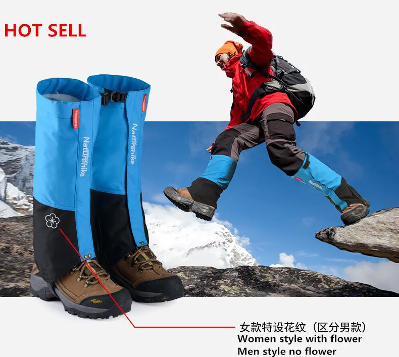 Naturehike في الهواء الطلق غطاء أحذية المشي الإرتحال الجراميق التخييم المشي لمسافات طويلة تسلق التزلج أحذية برقبة طويلة مقاومة للماء الجراميق ال...