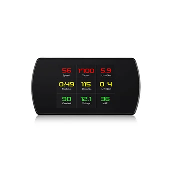 

P12 OBD2 Scanner Car HUD Display Speed Projector Digital Speedometer Mileage Gauge Diagnostic Tool F-Best