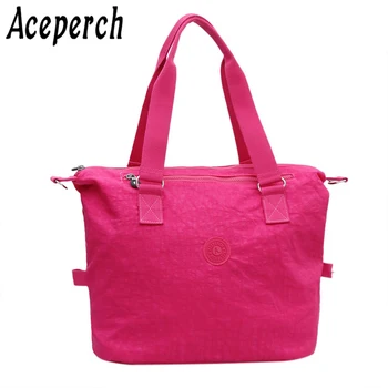 

ACEPERCH Girl Monkey Handbags Women Bolsas Feminia Nylon Shoulder Travel Beach Bag Bolsos Mujer Top-handle Casual Tote Sac Femme