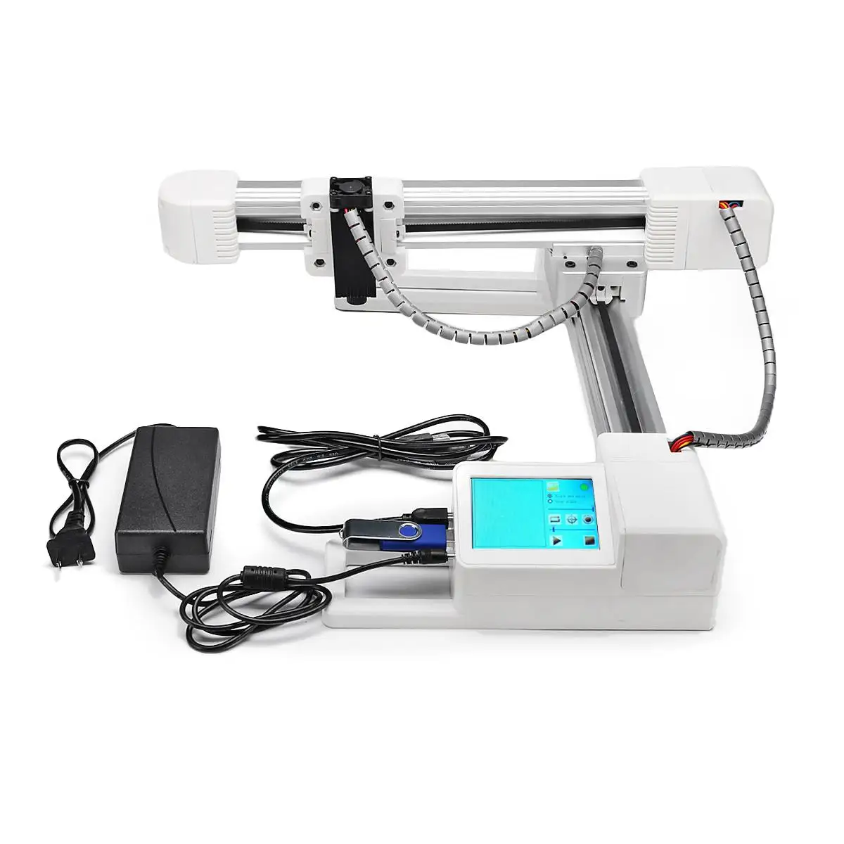  3W/7W DIY Computer Laser Engraver Stainless Steel CNC Laser Cutter Marking Machine Logoes Mark Prin