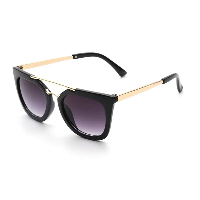 Летняя мода для мальчиков и девочек UV400 металлическая ножка очки Детские/Отличные детские солнечные очки oculos de sol стильные очки n543