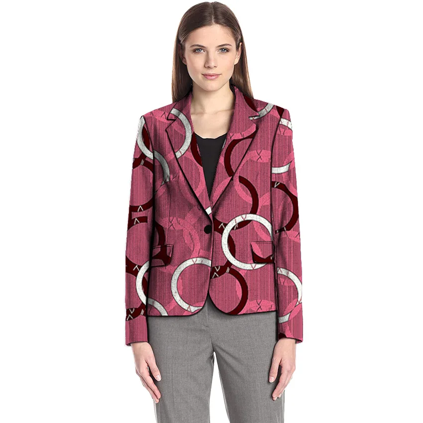 Dashiki fashion African print women suit jackets women's outfit Africa style blazers wedding wear female Ankara blazer