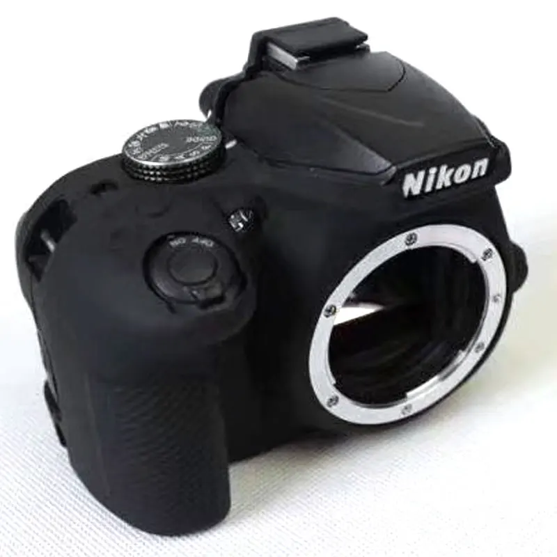 Высокое качество мягкий силиконовый Камера Крышка для Nikon D90/D5100/D5200 черный камуфляж разноцветные резиновые Камера случае кожи