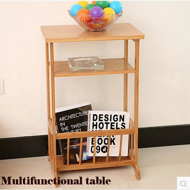 Tea table, multi functional magazine rack, bedside cabinets, wood ... Tea table, multi functional magazine rack, bedside cabinets, wood ...