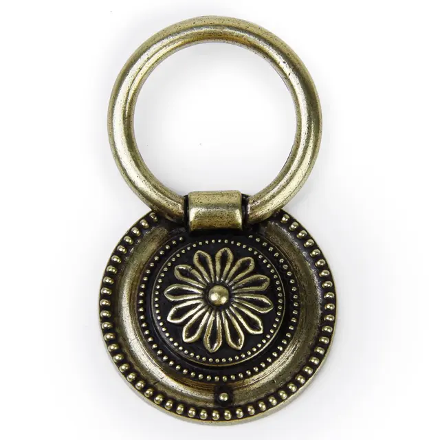 Best Offers 1 x European Style Kitchen Furniture Cabinet Cupboard Drawer Pull Ring Handle Knob---Antique Brass