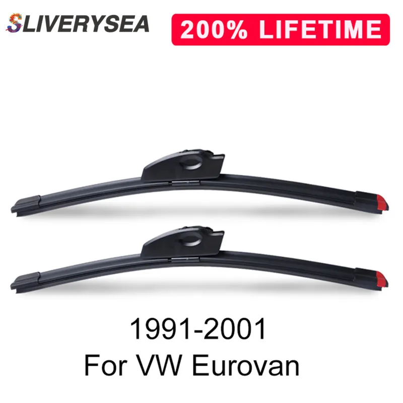 SLIVERYSEA Замена стеклоочистителя для Eurovan 1991-2001 силиконовые резиновые Дворники для лобового стекла авто аксессуары