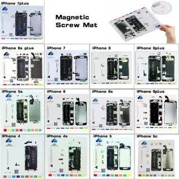 

Magnet Repair Tools Guide Pad Screw Keeper Chart Mat for iPhone 5s 6 7 8 Plus X