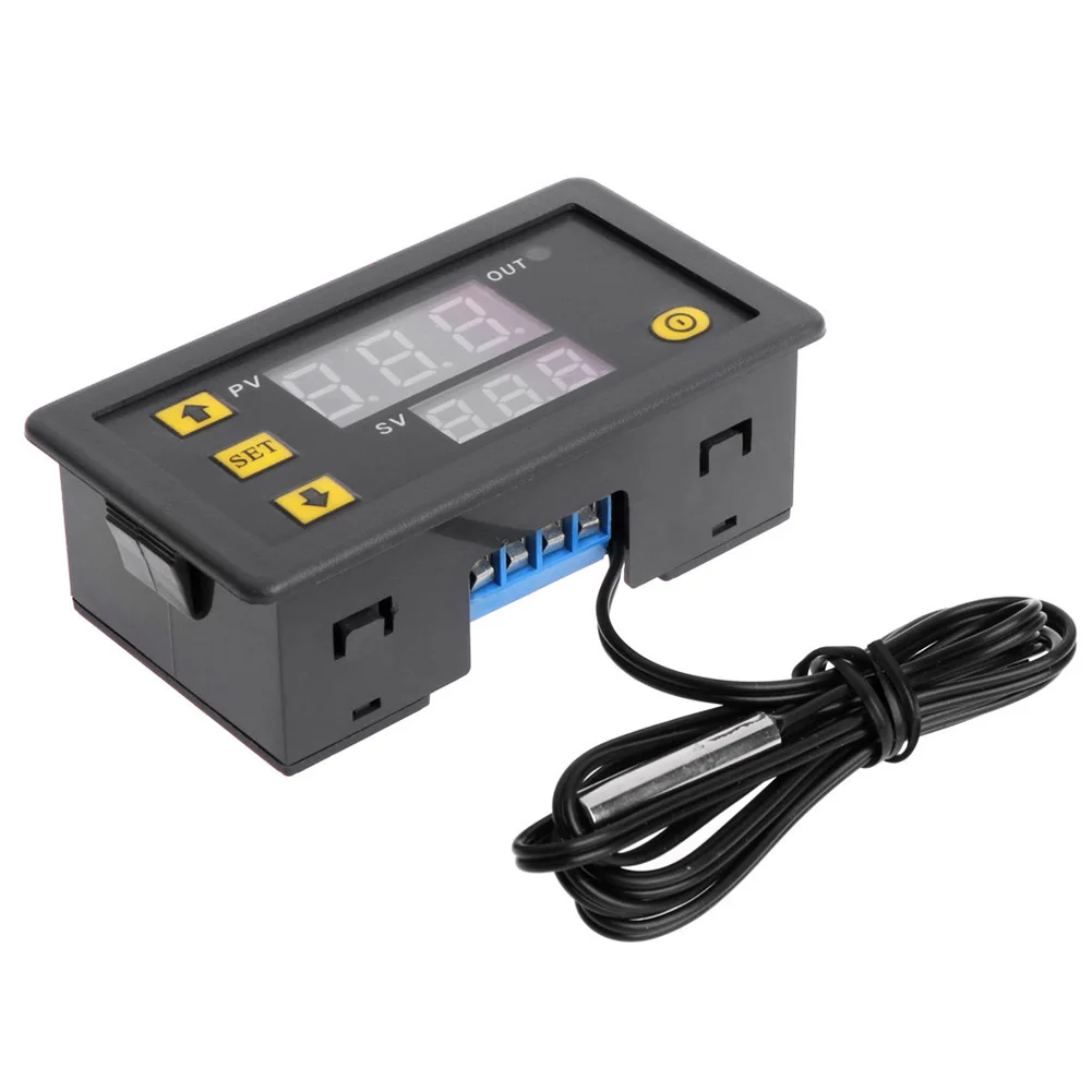 

W3230 High Accuracy Digital Meter Switch Temperature Controller Waterproof LED Display Heating Cooling Tools Sensor Instruments