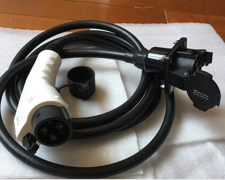 ZWET J1772 кабель EVSE тип 1 уровень 1 Тип 1 разъем к розетке j1772 с кабелями 5 м для 32amp 110 до 250 в высокое качество