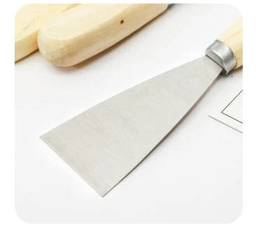 2 дюйма деревянная ручка Шпатлёвки деревянная ручка ножа Краски серый нож-скребок штукатурный шпатель Лопата настенная шпатель, лопатка Ножи