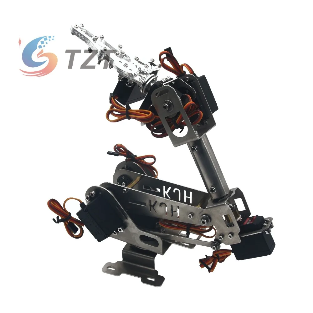 

6DOF Mechanical Robot Arm Manipulator with Claw Servo for Robotics Arduino Raspberry Assembled