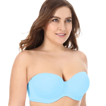 

New Women Smooth Multiway Demi Convertible Strapless Bra with Underwire