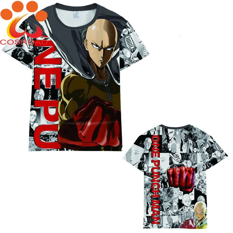 Cosroad One Punch Man джинсовая куртка Сайтама для косплея джинсовое пальто для мужчин и женщин с капюшоном на молнии пальто в стиле хип-хоп костюмы