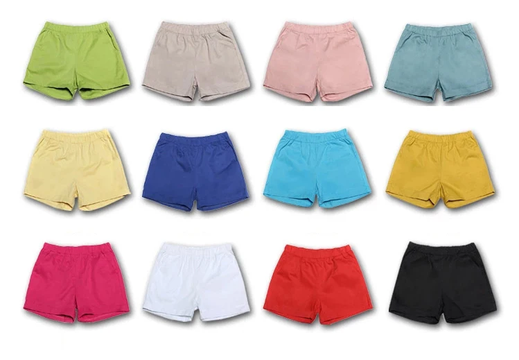 New Korean version of the shorts Ms. Summer Waist Loose Large fat MM Wide leg Large size Sports Casual Student Candy colors (5)