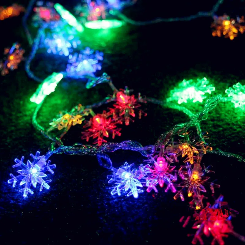 Гирлянда Snowflower светодиодный 10 м|luces de navidad|led cristmasled christmas |