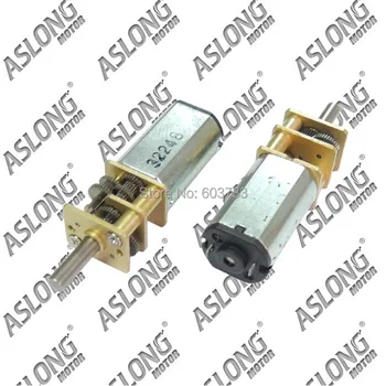 

Aslong JGA12-N30 7rpm,14rpm 3-12v high torque miniature electric gear box free shipping