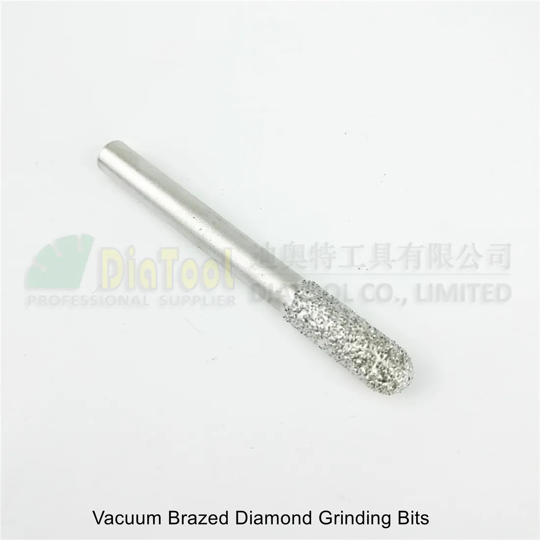 Diamond burrs 5pk Diameter 6mm cylinder with ball end diamond grinding head shank 6mm