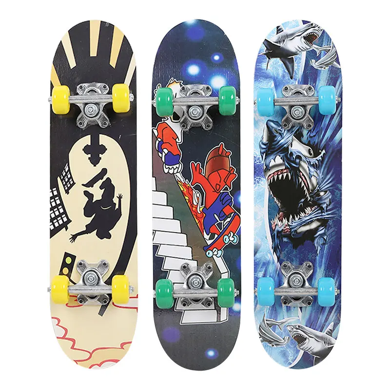 Deck Hand Painted Skateboard Single Rocker Skate Board Popular Maple Wood Pulley Wheel Longboard Skate Board Extreme Sports Deck Hand Painted Skateboard Single Rocker Skate Board Popular Maple Wood Pulley Wheel Longboard Skate Board Extreme Sports