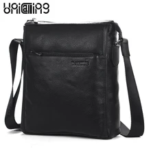 Брендовые мужские сумки из кожи в простом стиле, повседневная сумка из натуральной воловьей кожи, мужская сумка через плечо из натуральной кожи