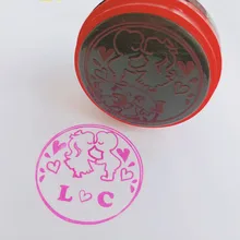 Таможенная печать Свадебная самоувлажняющаяся подушка для штампов для приглашения адрес конверт прямоугольная/круглая/квадратная персонализированная печать