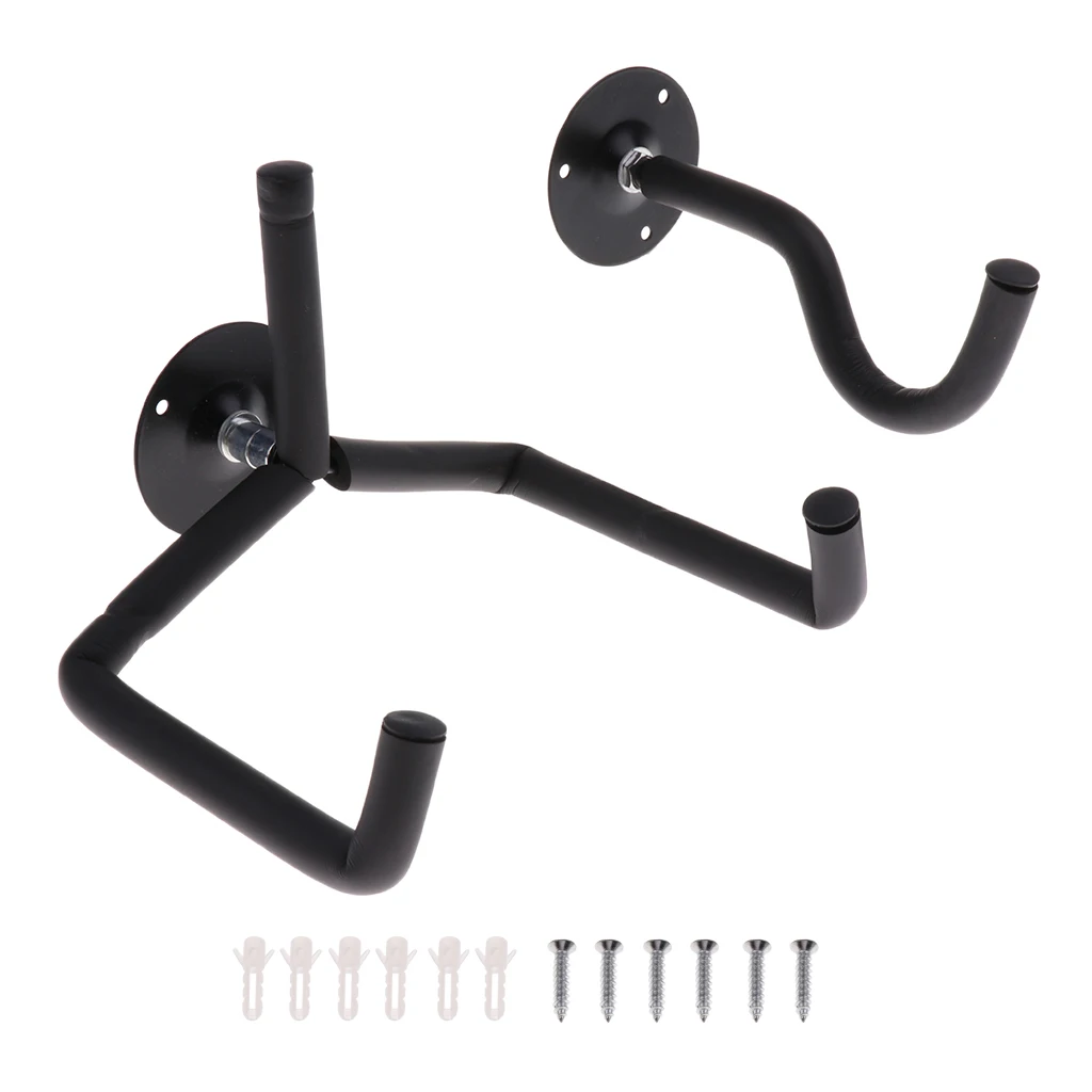 

Universal Metal Guitars Horizontal Wall Mount Hanger Stand For Shop Studio Music School Training Center