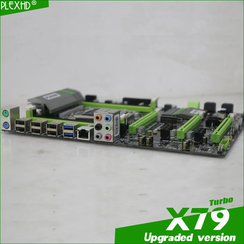Sale PLEXHD X79 Turbo motherboard LGA2011 ATX combos E5 1650 C2 (4pcs x16GB) 64GB 1600Mhz PC3 12800R PCI-E NVME M.2 SSD USB3.0 SATA3 11 Sale PLEXHD X79 Turbo motherboard LGA2011 ATX combos E5 1650 C2 (4pcs x16GB) 64GB 1600Mhz PC3 12800R PCI-E NVME M.2 SSD USB3.0 SATA3 11
