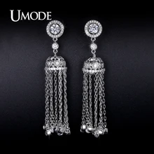 UMODE Simulated Diamond Dangle Earrings For Women Jewelry Fashion 2016 New Hot CZ Pendientes Mujer Moda Christmas Gifts AUE0241